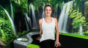 Wasser-Massage-Liege im Fitnessstudio Parchim